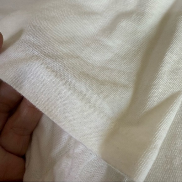 Vintage 80s Oversized Heart T-Shirt Hugger USA White Size OSFA Single Stitch - Picture 6 of 11